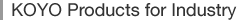 KOYO Products for Industry
